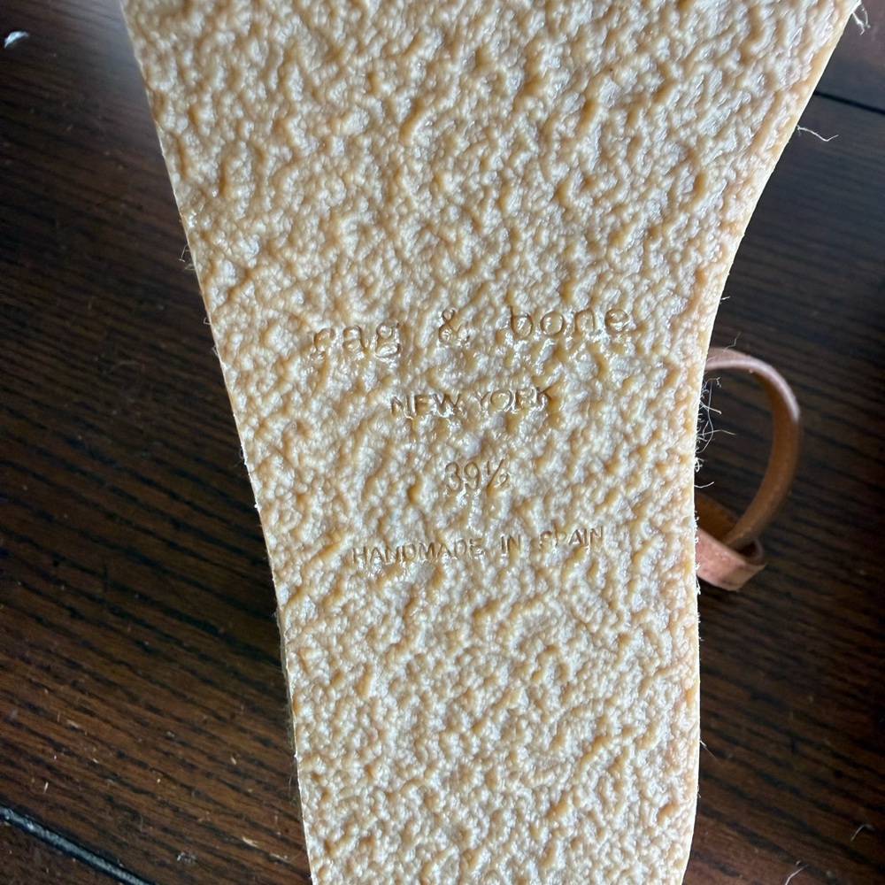 Rag & Bone Herra Women's Tan Espadrille‎ Wedge Sandals 9.5 - Picture 7 of 7